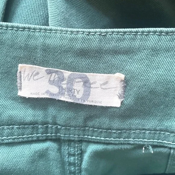 Free People We‎ The Free Youthquake Green Wide Leg High Waist Pants 30 - Picture 5 of 8